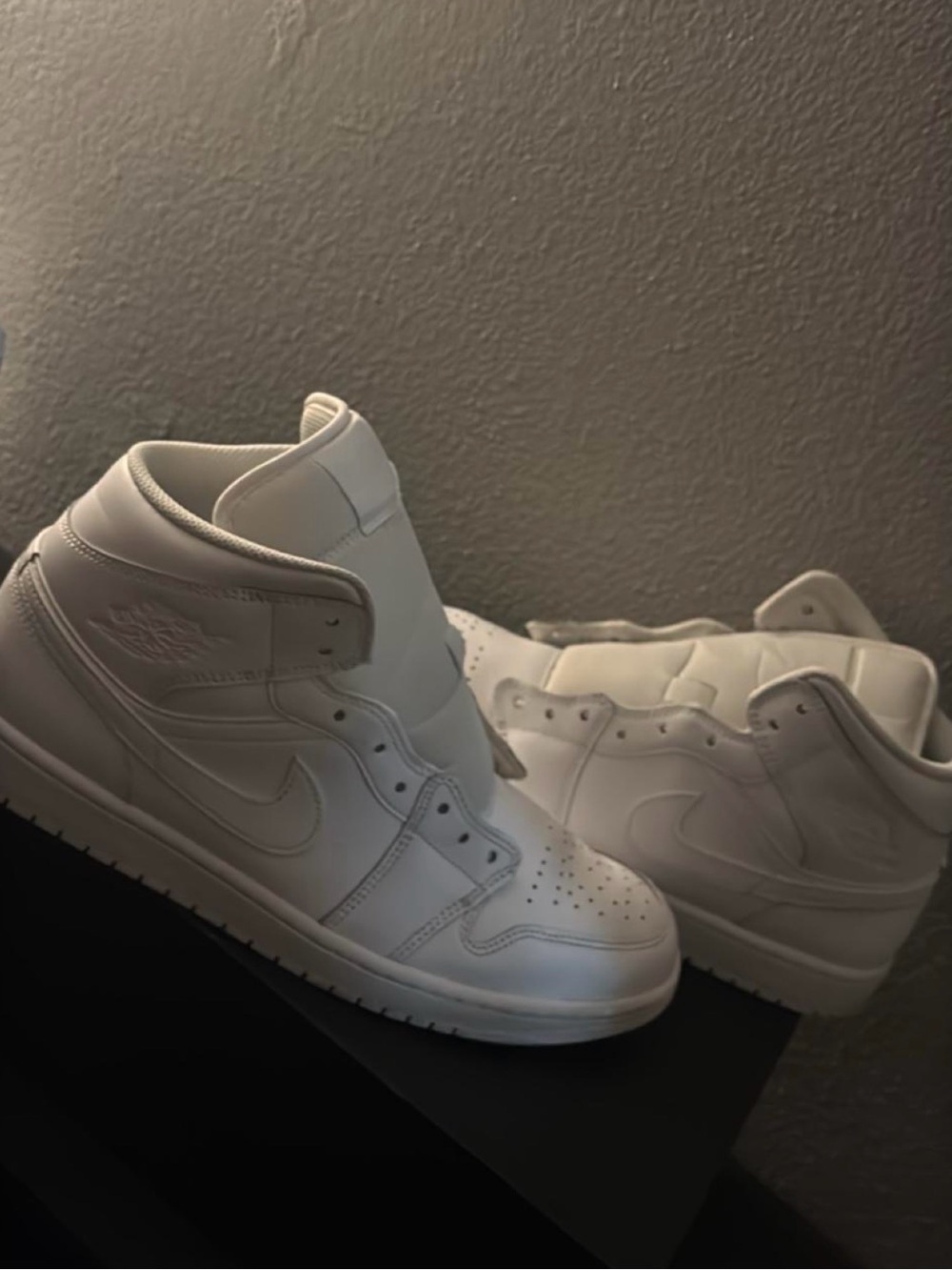 Jordan White High-Top Sneakers